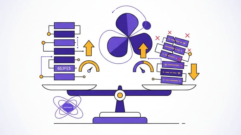 Сравнение эффективности: Опыт побеждает. AI-код оказался медленным и некачественным.