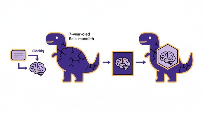 Архитектурная дилемма: Sidekiq, микросервис или инкапсуляция AI?