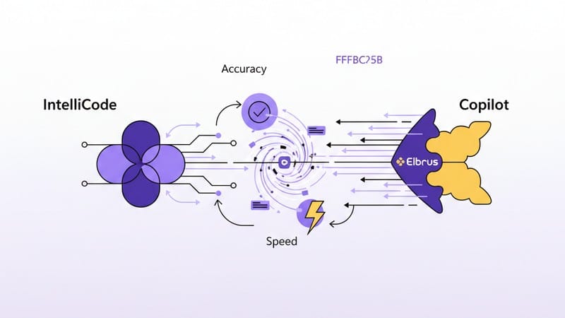 Битва AI: IntelliCode против Copilot (точность и скорость)
