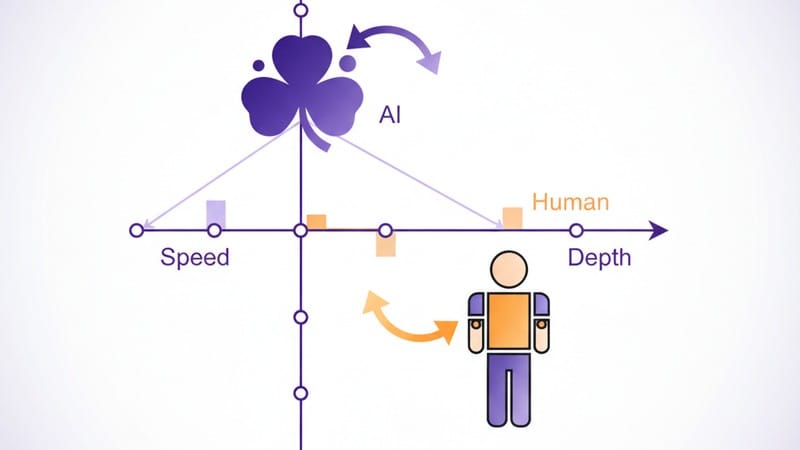 Скорость vs Глубина: когда нужен AI, а когда — человек